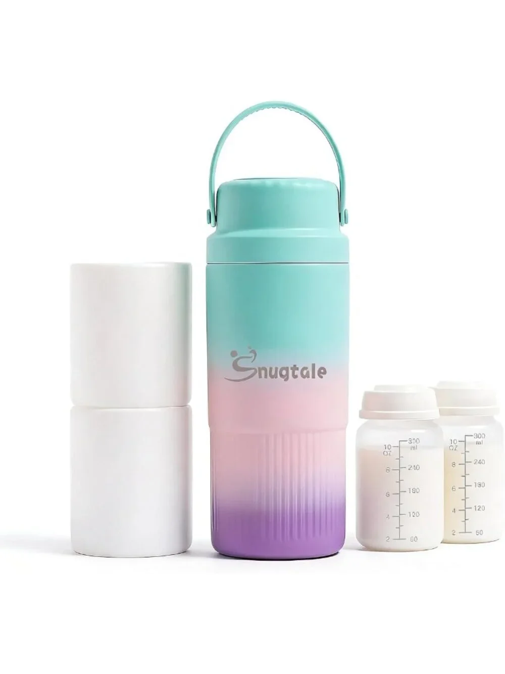 22oz Portable Breast Milk Cooler - 24H+ Insulated, BPA-Free Bottles for Travel